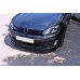 Накладка сплиттер на передний бампер на Volkswagen Golf VI GTI